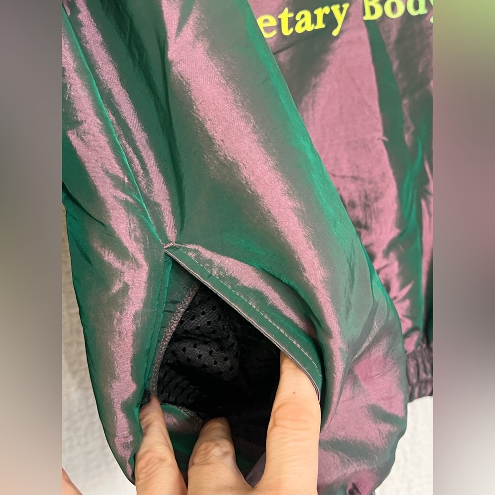 🌈 Surf Style NWT Multicolor Windbreaker Jacket Size Small - Picture 4 of 10